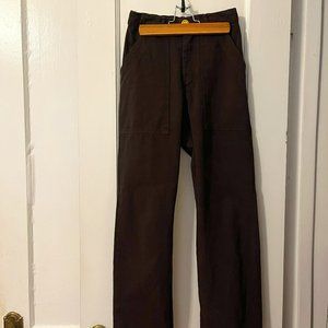 Big Bud Press SAMPLE SALE Work Pants in Espresso (27" inseam)